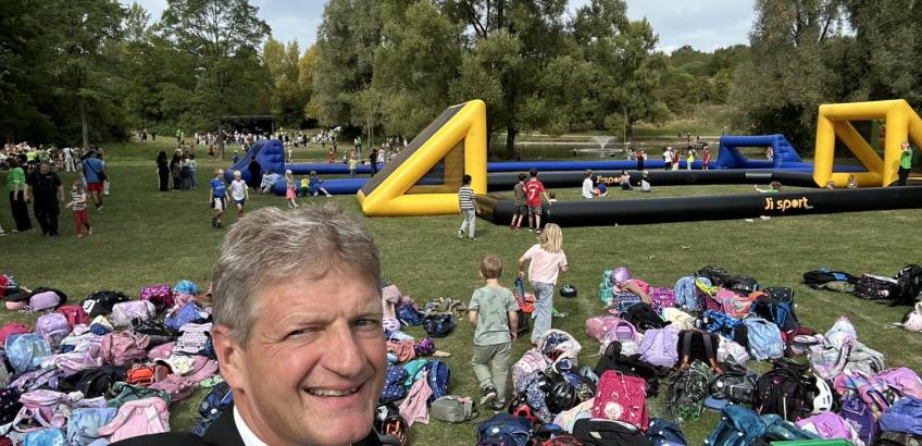 Foto: Borgmester Jesper Würtzen besøgte også Go Fredag
