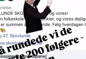Screenshot fra Skovlunde Skoles instagramprofil