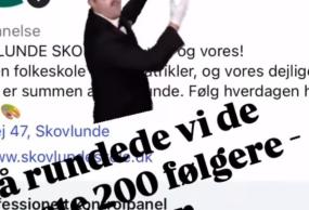Screenshot fra Skovlunde Skoles instagramprofil Screenshot fra Skovlunde Skoles instagramprofil